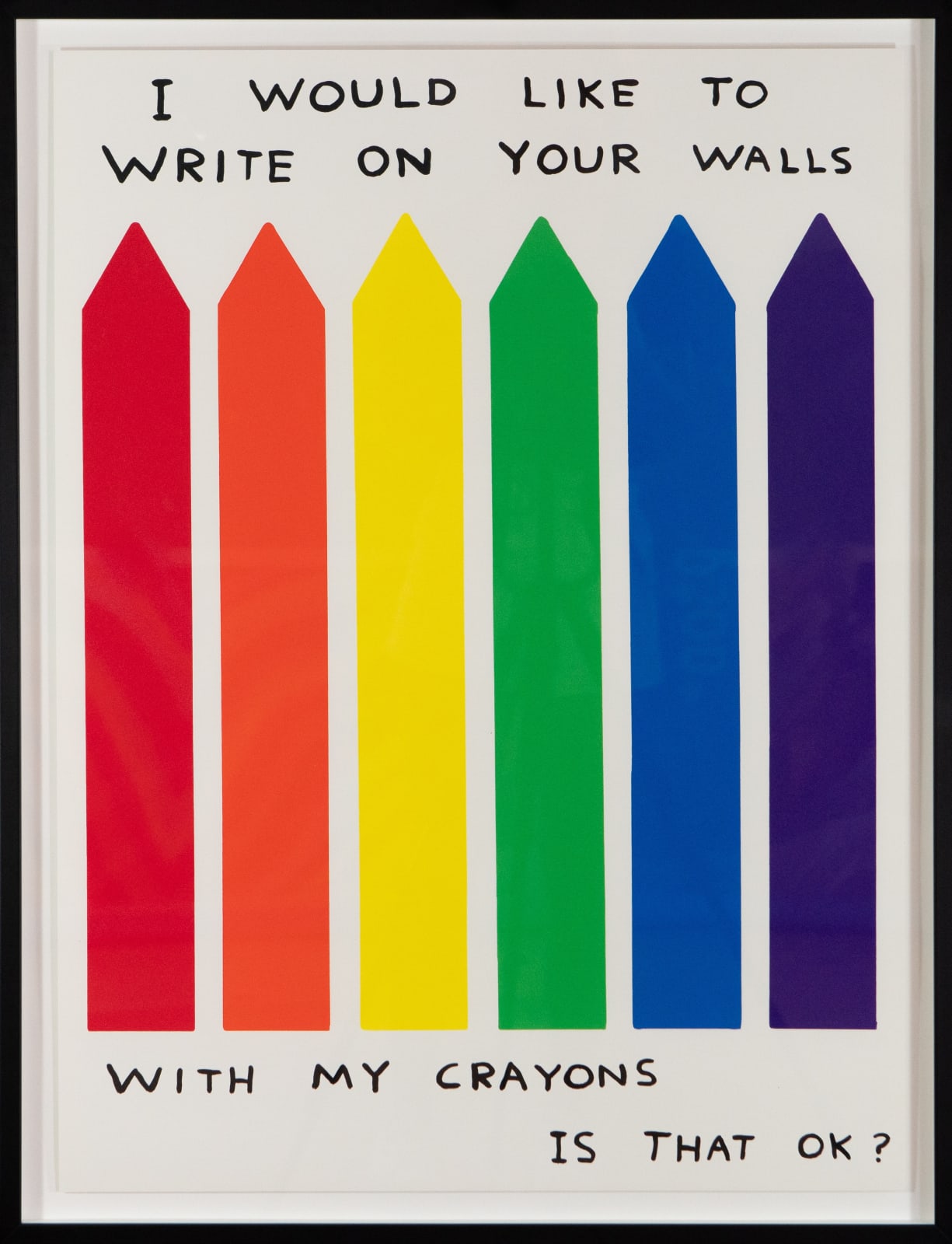 David Shrigley, I Would Like To Write On Your Walls