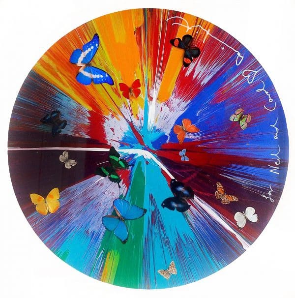 Damien Hirst Beautiful Spin Painting The Drang Gallery