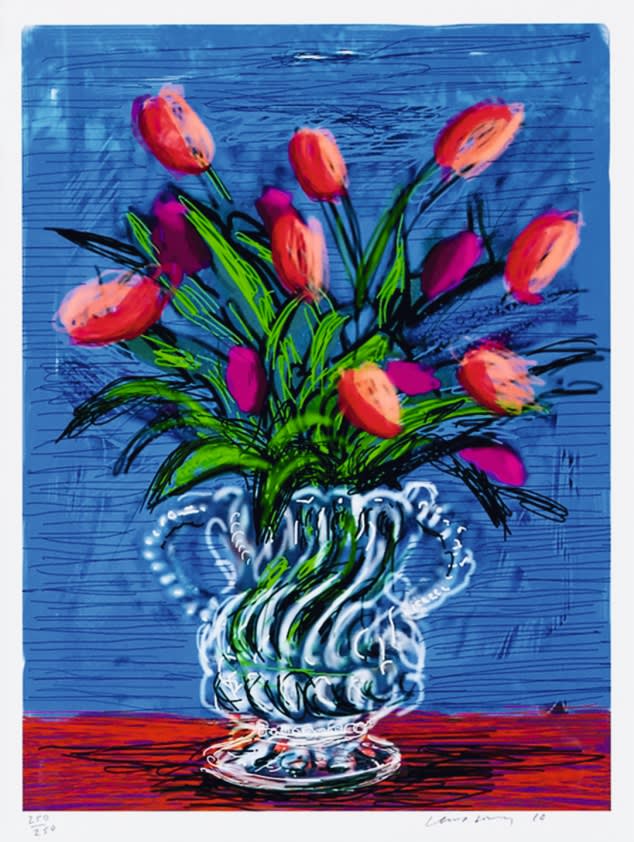 David Hockney, iPad Drawing # 346