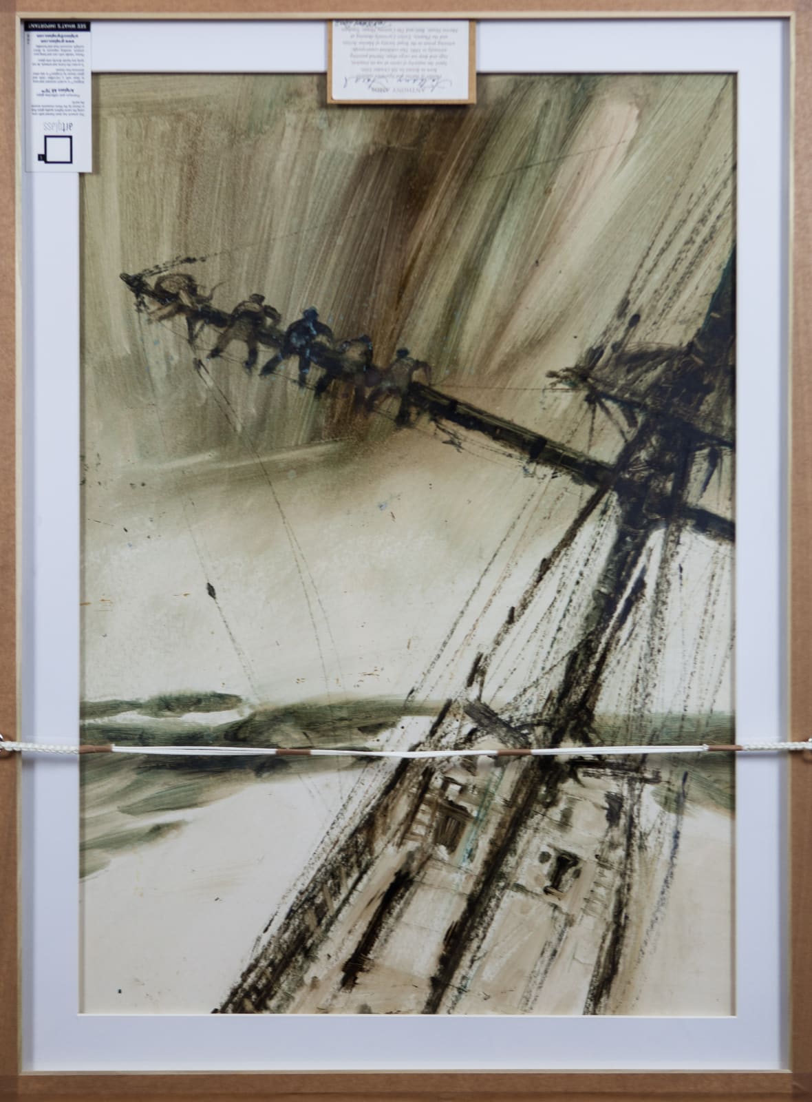 Anthony Amos, Moonlit Harbour (double sided)
