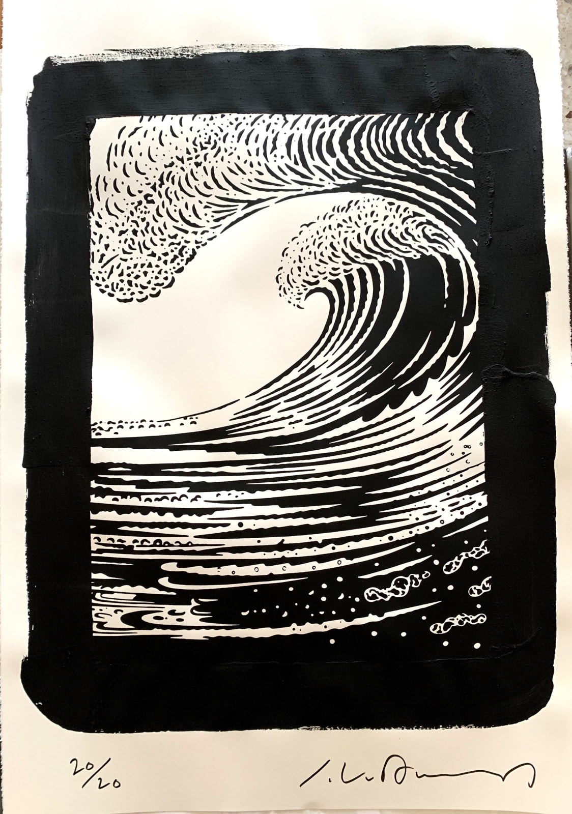John Van Hamersveld, Great Wave - Ashes Of Hope