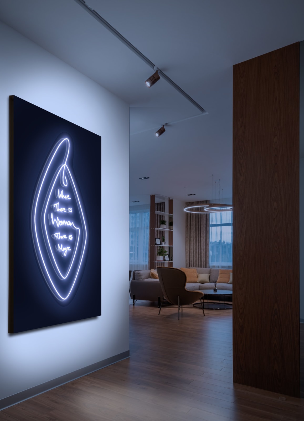 Lauren Baker, Woman Magic Neon