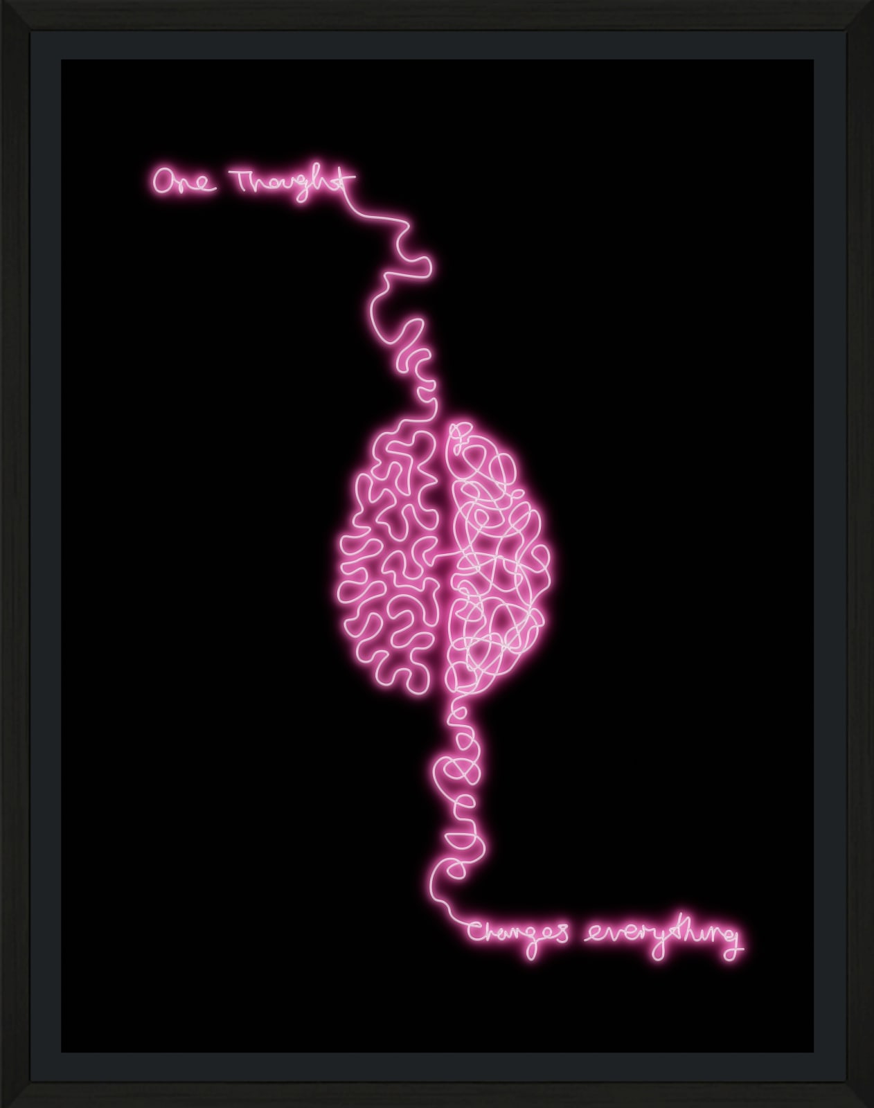 Lauren Baker, One Thought (Brain) - Pink