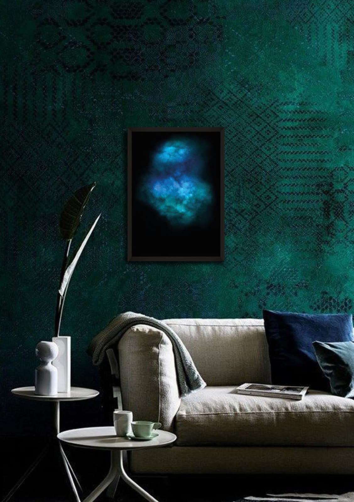 Lauren Baker, Galaxy Explosion - Turquoise
