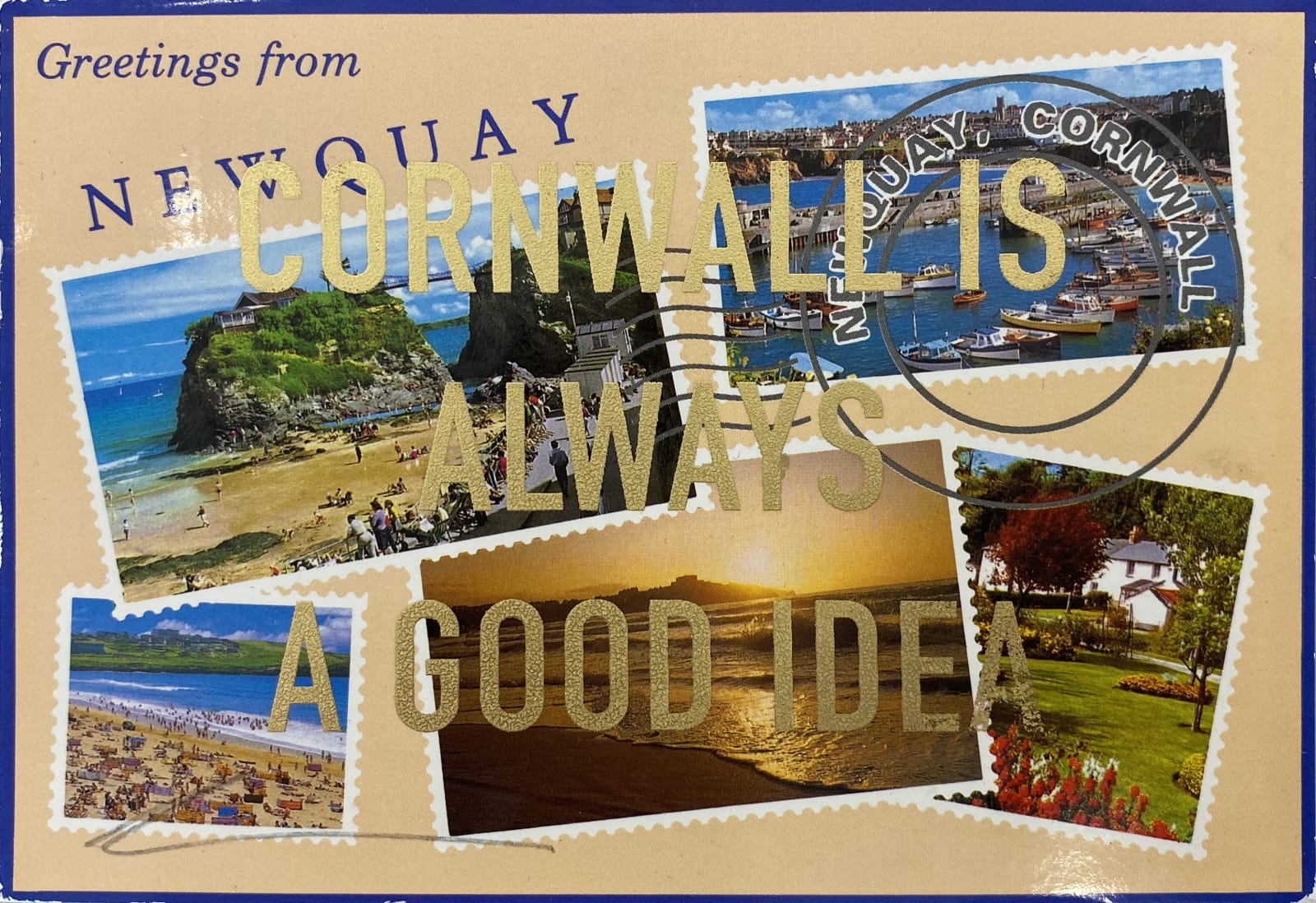Dave Buonaguidi, Cornwall Is Always A Good Idea Postcard