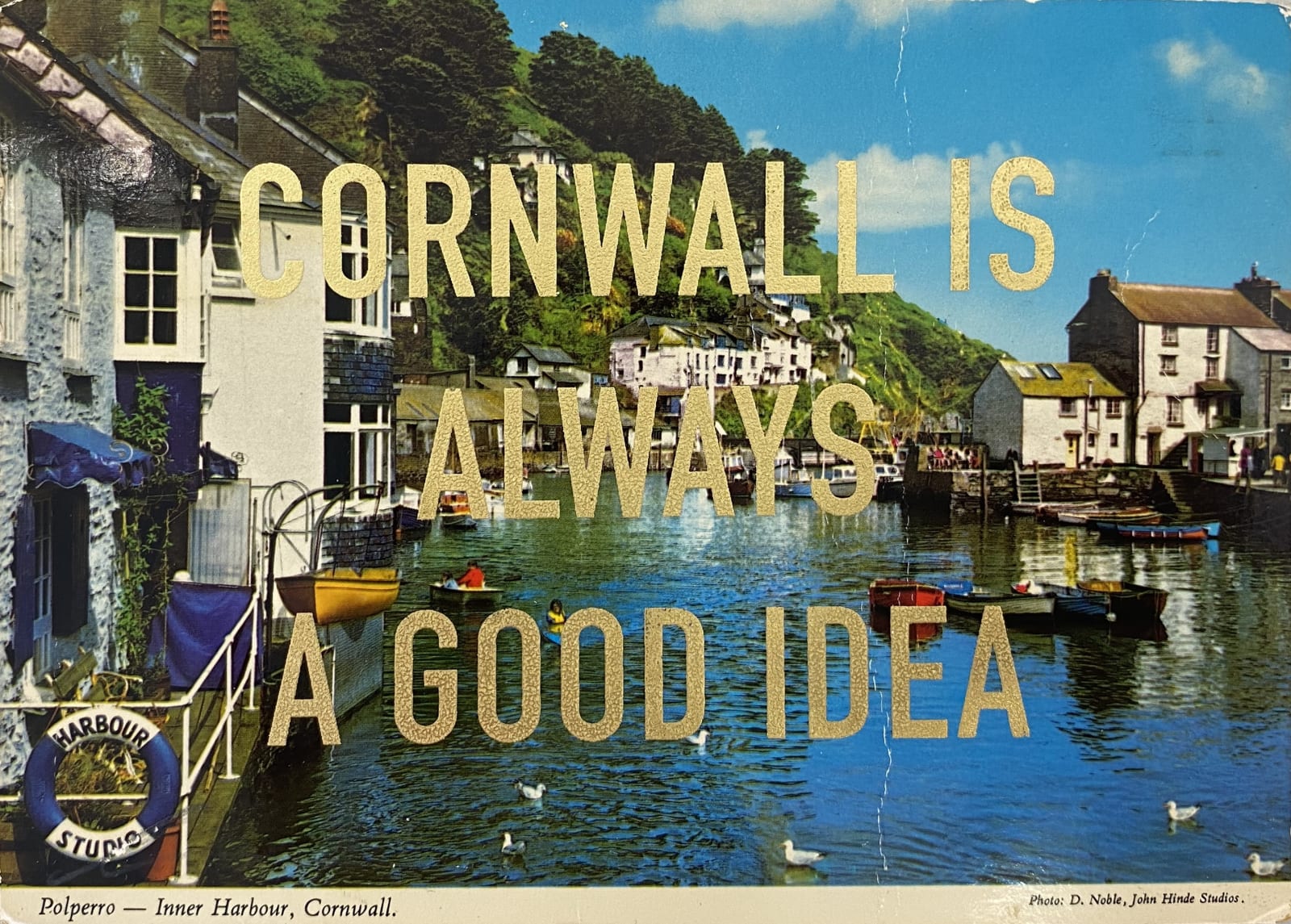 Dave Buonaguidi, Cornwall Is Always A Good Idea Postcard