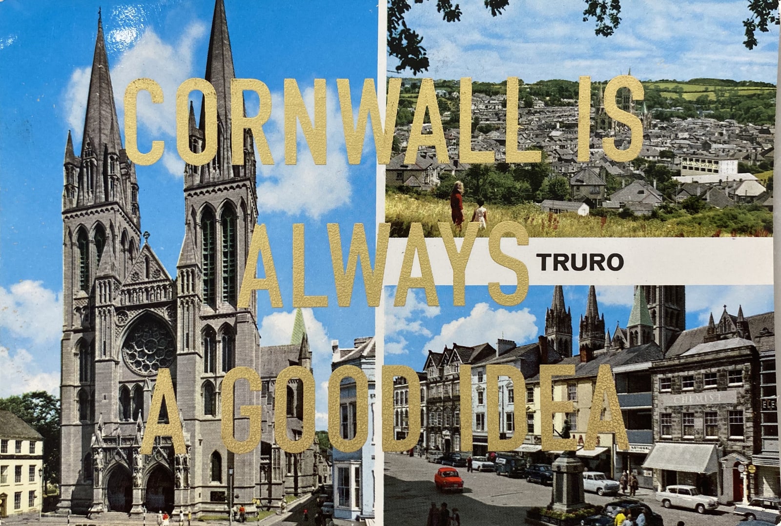 Dave Buonaguidi, Cornwall Is Always A Good Idea Postcard