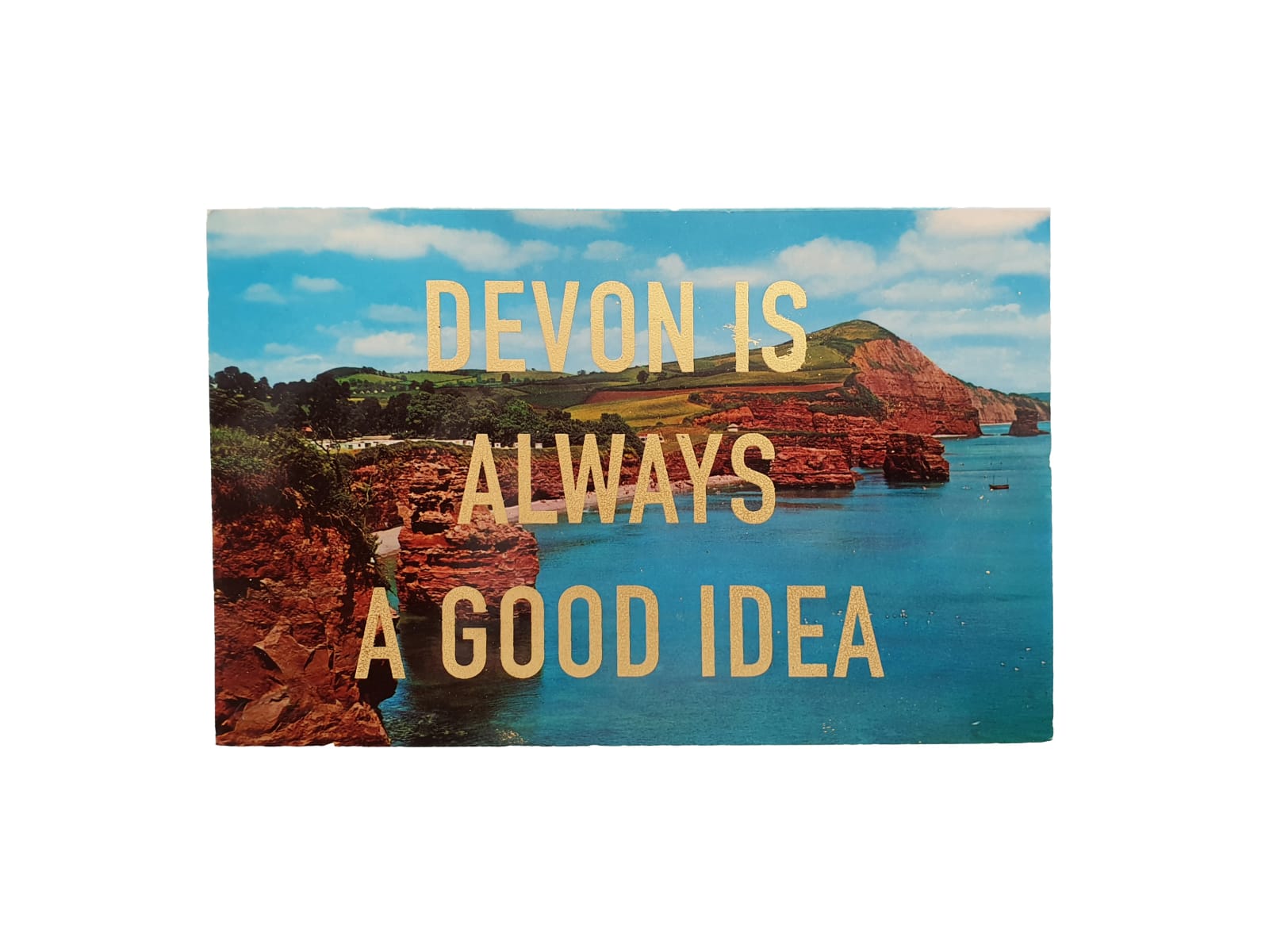 Dave Buonaguidi, Devon Is Always A Good Idea Postcard