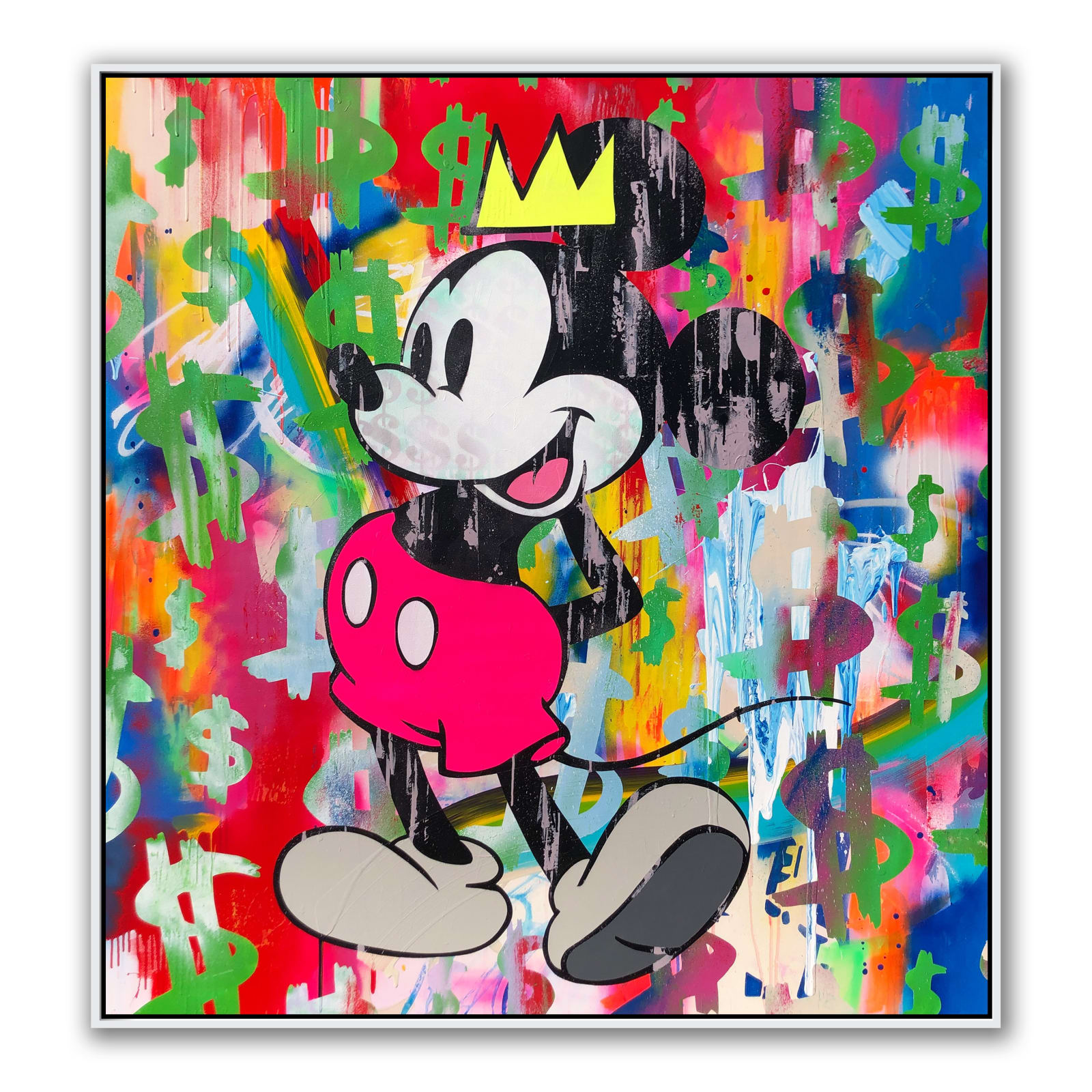 Ben Allen, King Mickey With Basquiat Crown