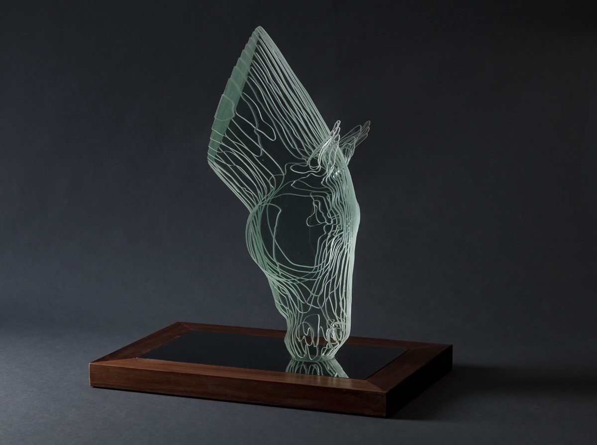 'Drinking Horse VII - Glass', 2019