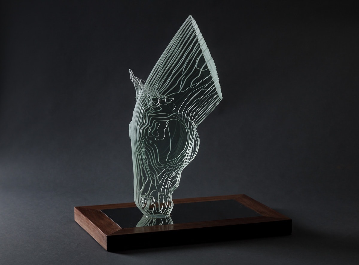 'Drinking Horse VII - Glass', 2019