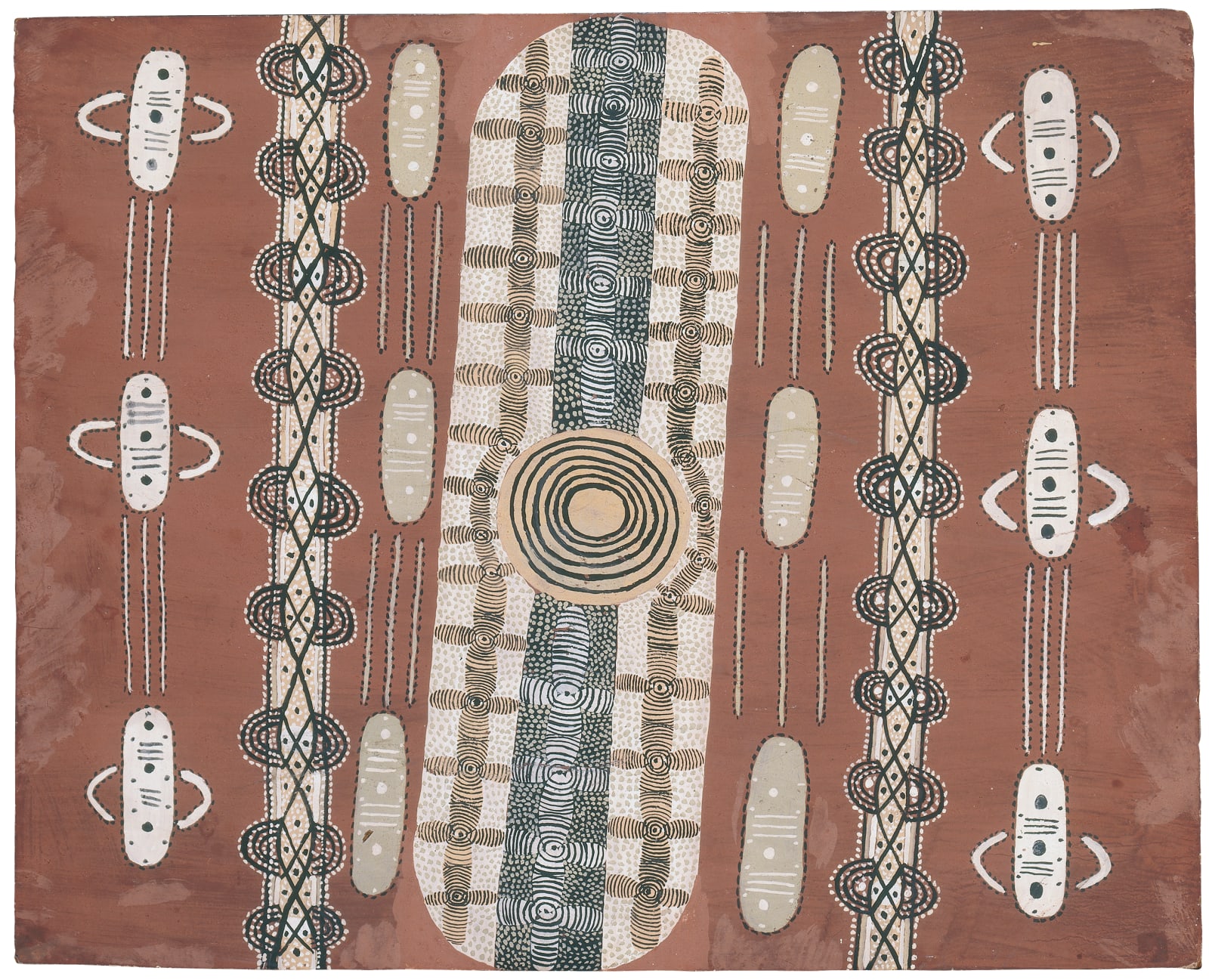 Tim Leura Tjapaltjarri, The Honey Ant Story, 1972