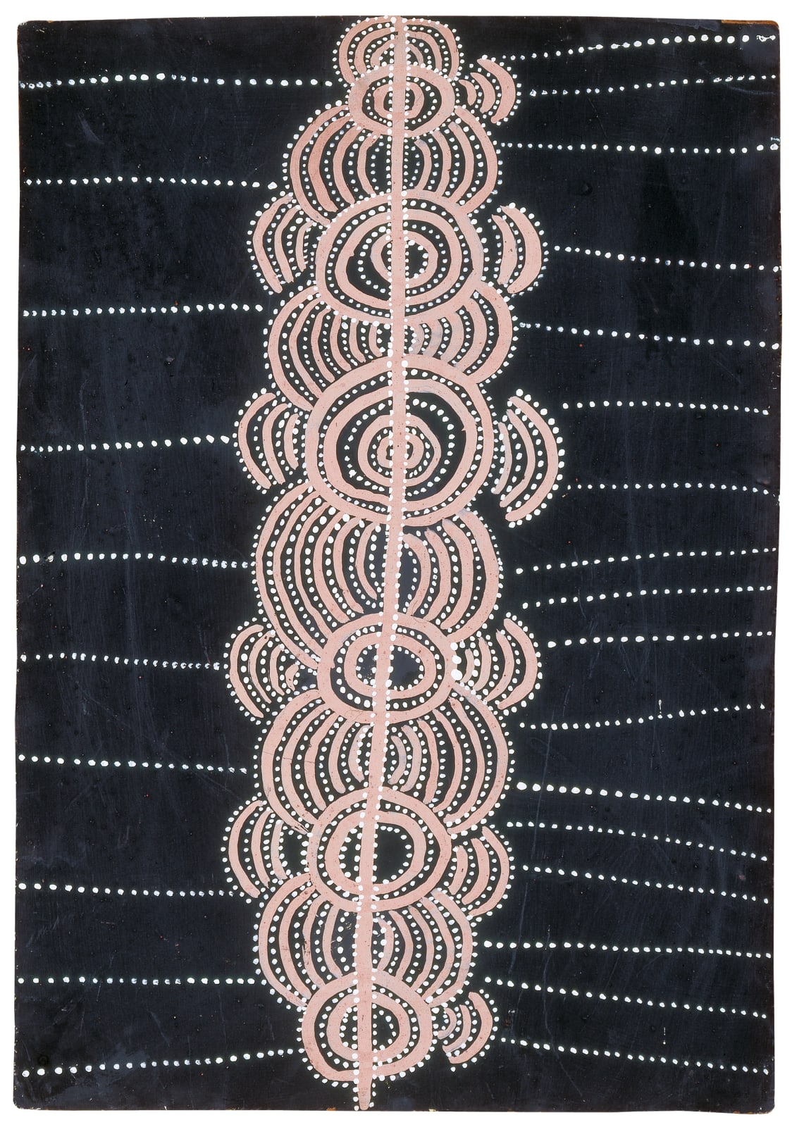 Mick Namararri Tjapaltjarri, Yam Traveling in the Sandhills (Version 2) [formerly Bush Tucker Story], 1971