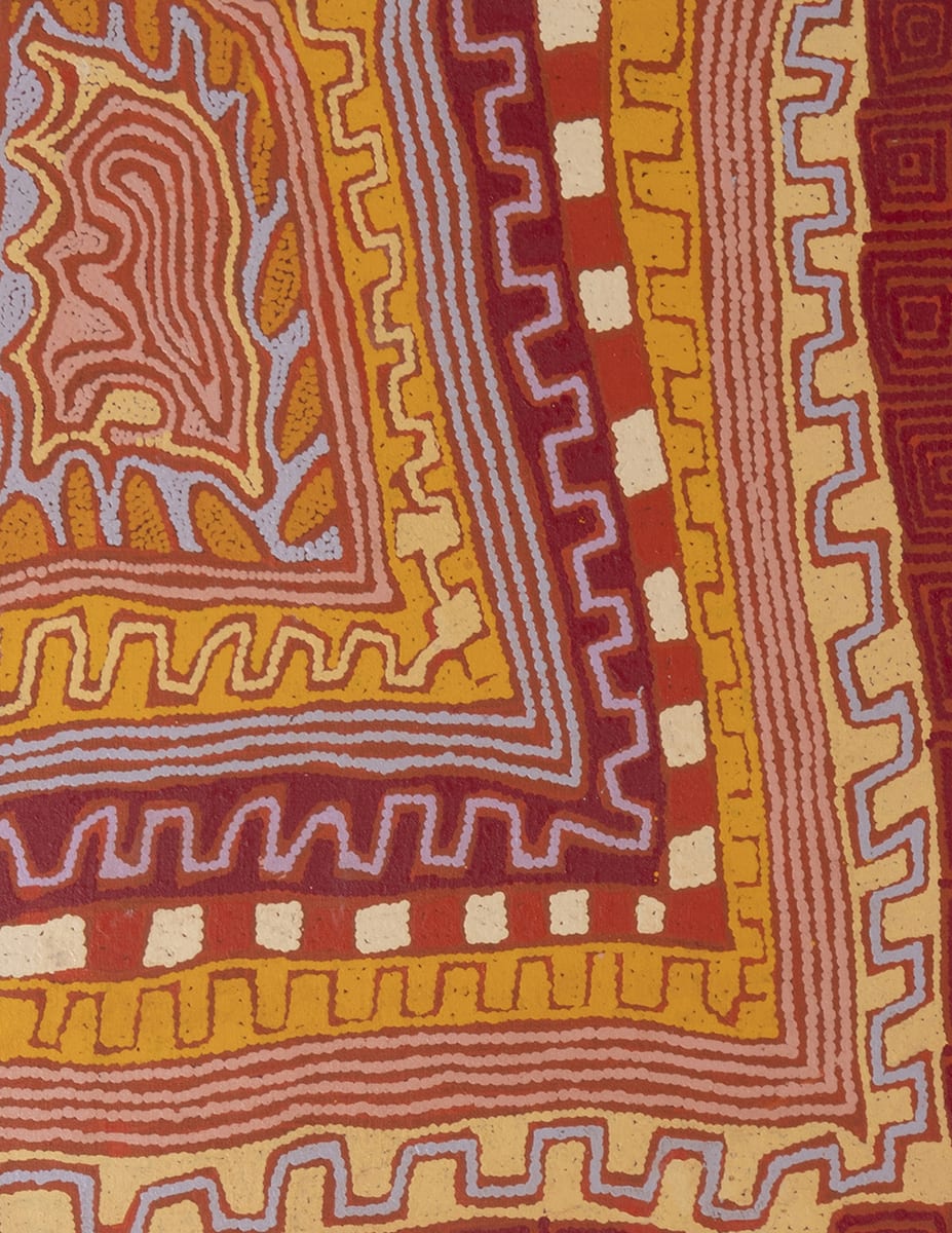 Patrick Tjungurrayi, Wagutu & Kuningka Dreaming at the Site of Ngarru, 2007