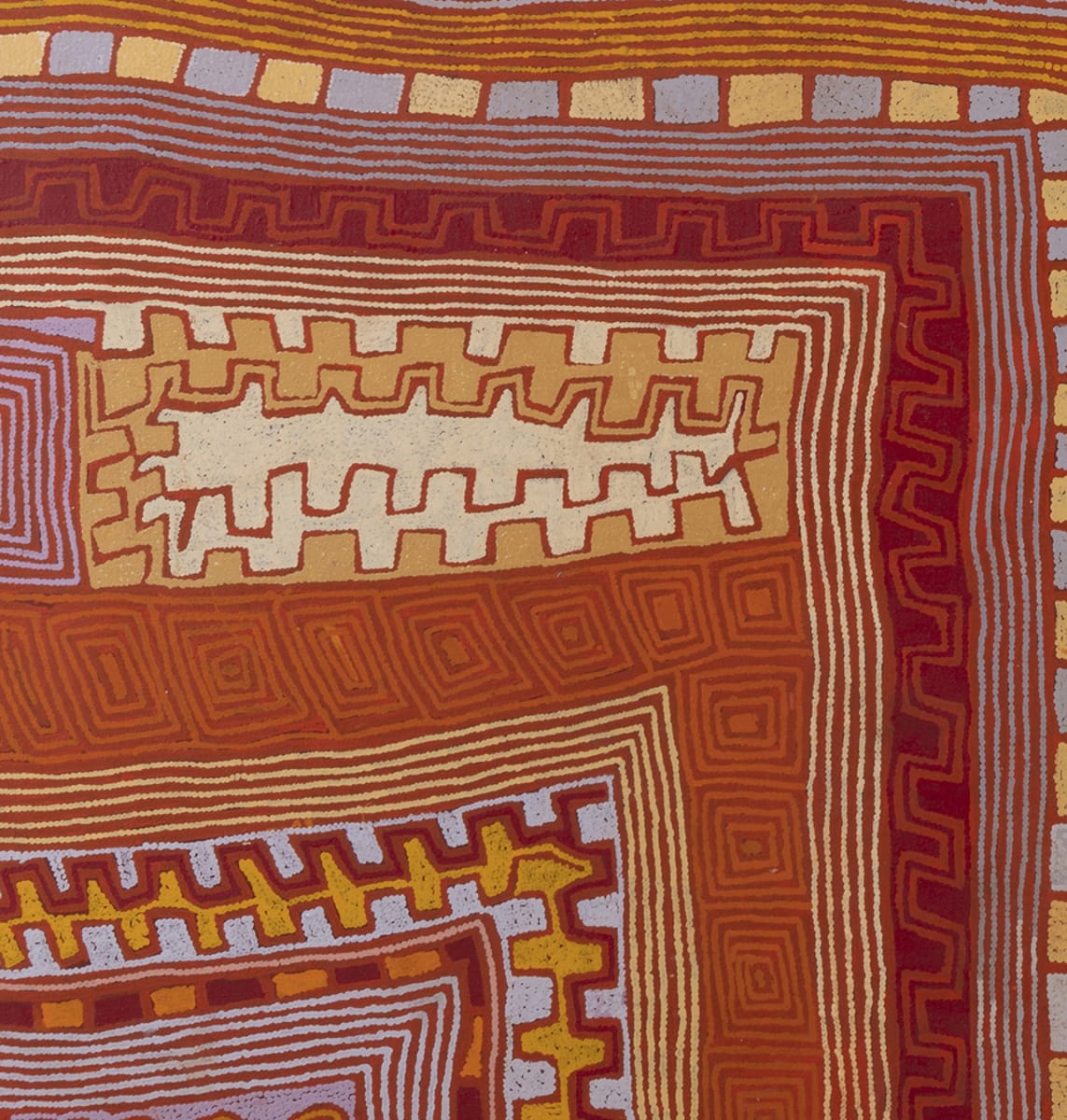 Patrick Tjungurrayi, Wagutu & Kuningka Dreaming at the Site of Ngarru, 2007