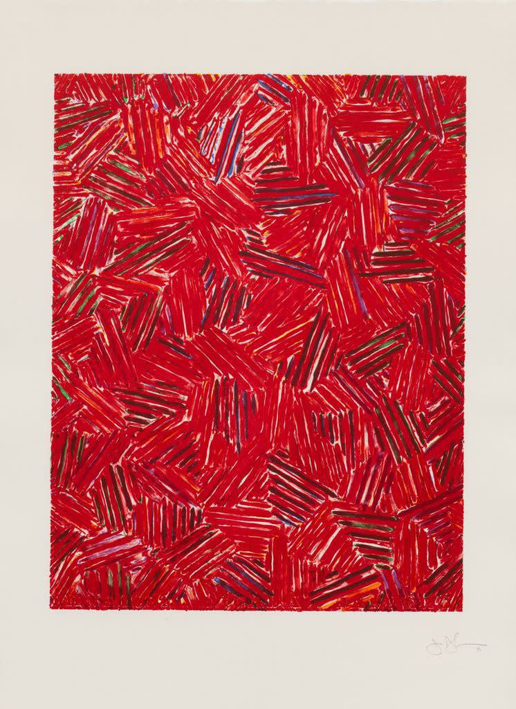 Jasper Johns, Cicada, 1981