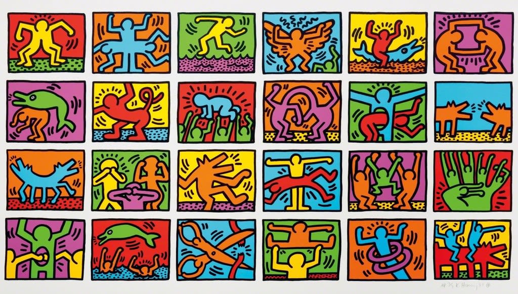 Keith Haring, Retrospect, 1989