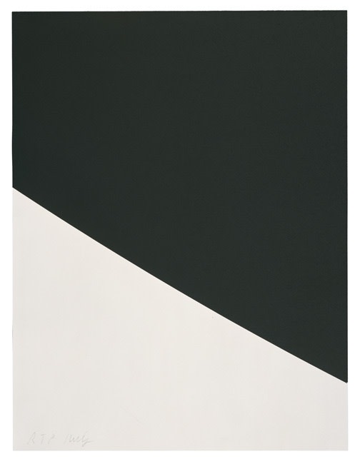 Ellsworth Kelly, Blue Curve (Black State), 2000