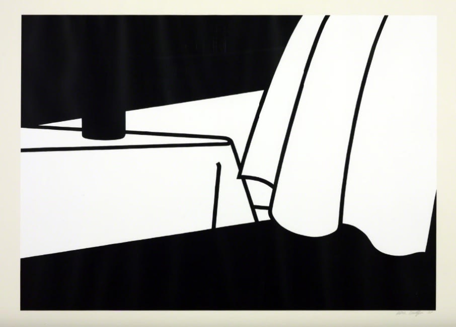 Patrick Caulfield, Curtain and Bottle, 1973