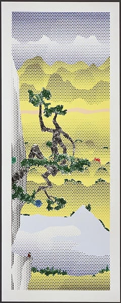 Roy Lichtenstein, Landscape with Poet, 1996