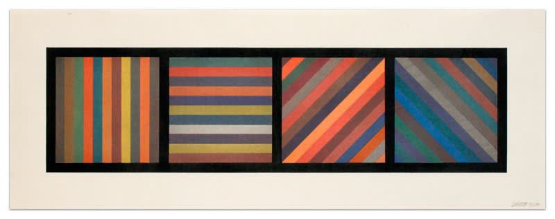 Sol LeWitt, Bands of Lines in Four Directions, 1993