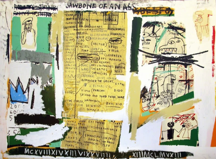 Jean-Michel Basquiat, Jawbone of An Ass, 1982