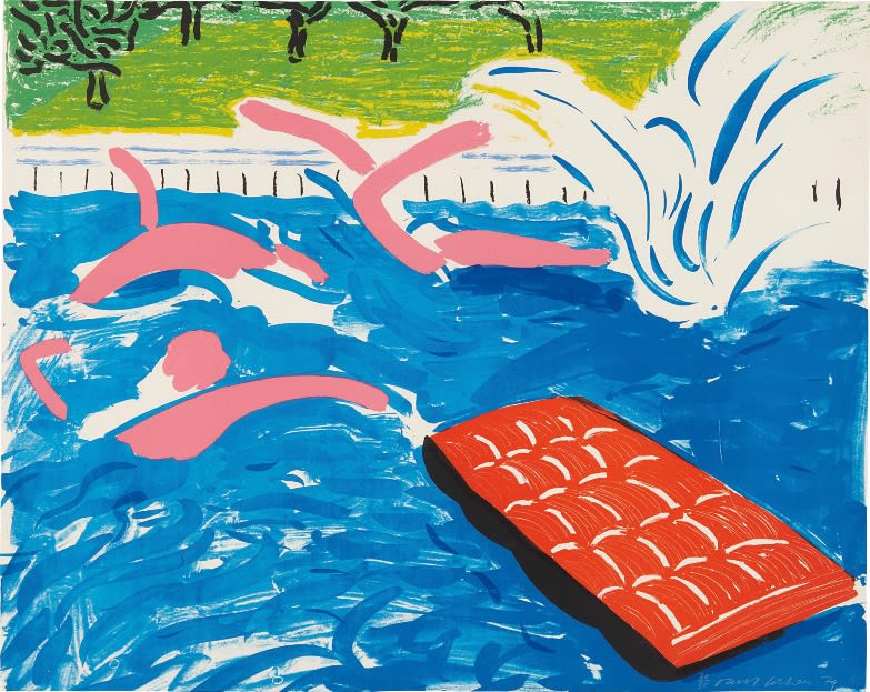 David Hockney, Afternoon Swimming, 1980