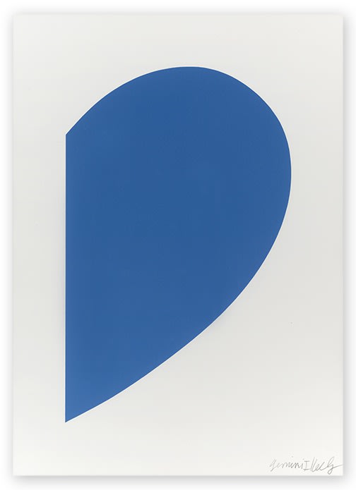 Ellsworth Kelly, Small Blue Curve, 2012