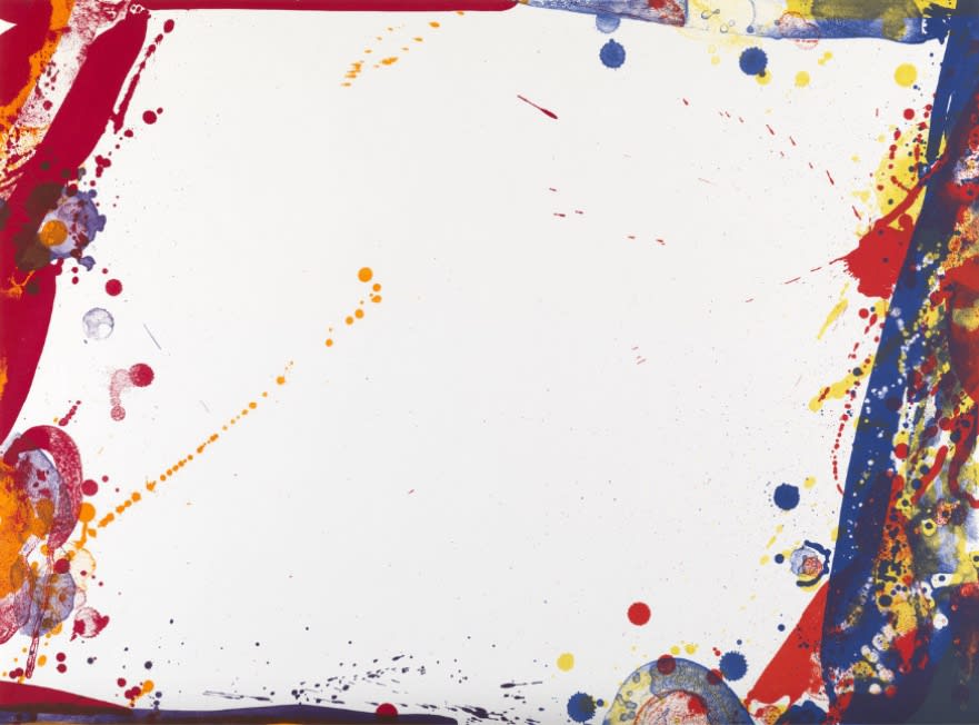 Sam Francis, Blue Cut Sail, 1969