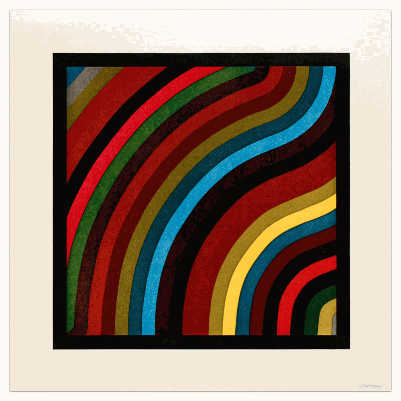 Sol LeWitt, Curved Bands, 1996