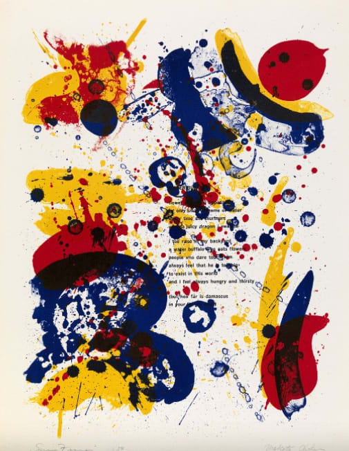 Sam Francis, Water Buffalo, 1964