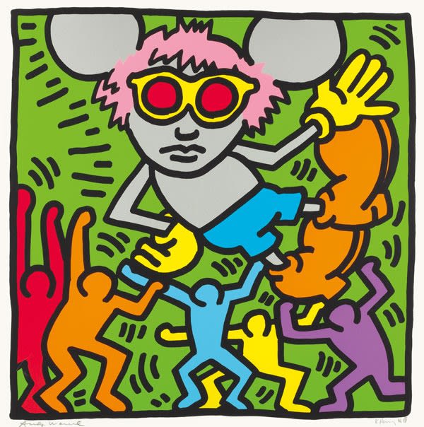 Keith Haring, Andy Mouse #2, 1986