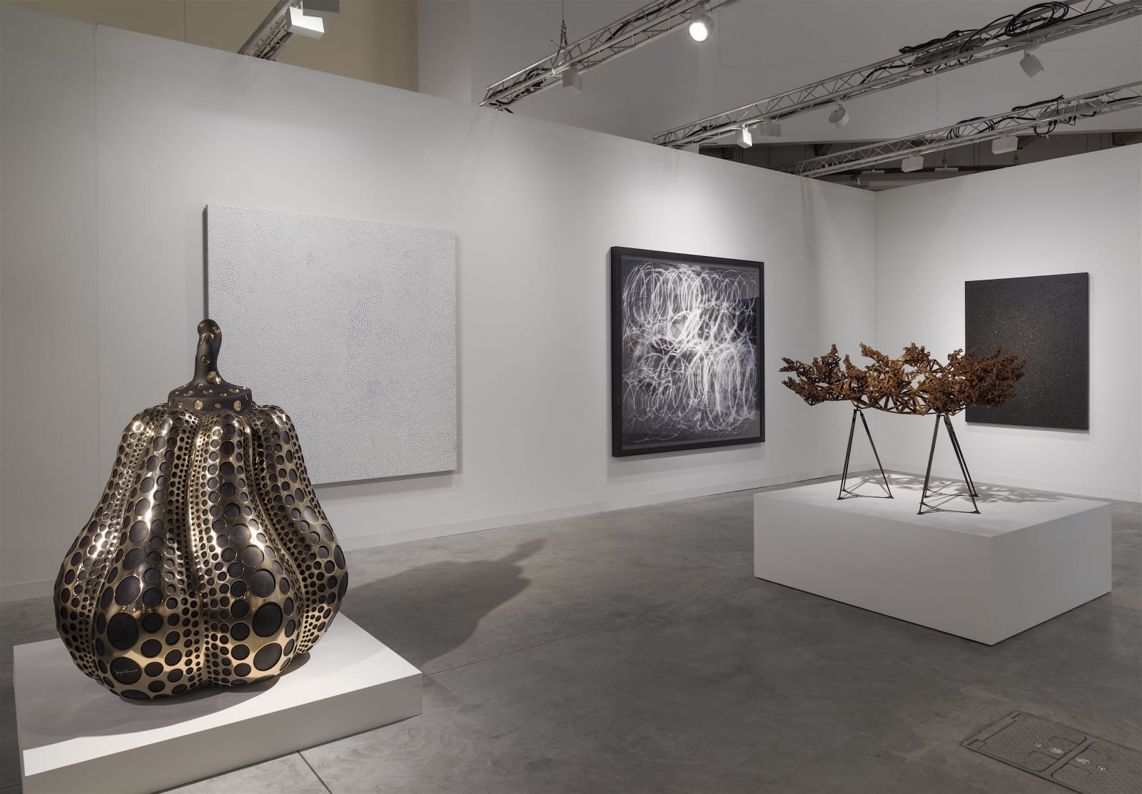 Installation view, Victoria Miro, Booth M9, Photography: Adam Reich