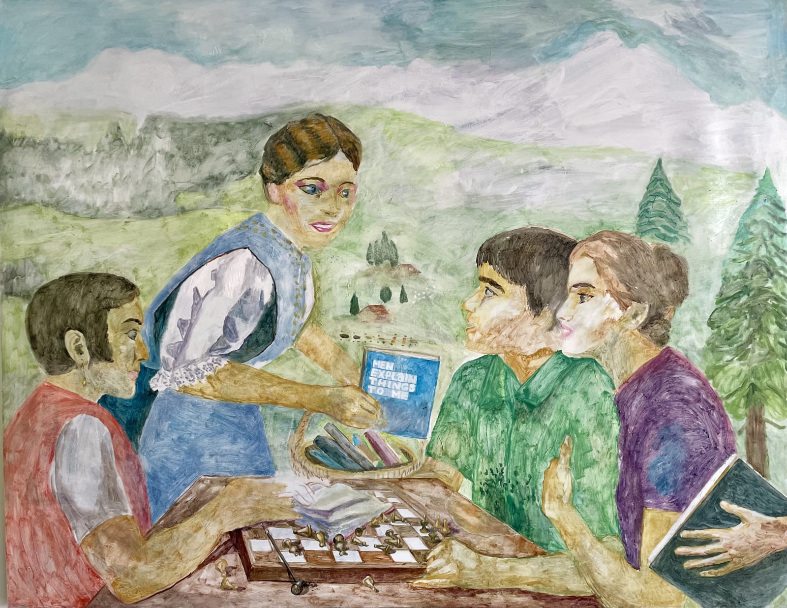 CickinDunt (Anna and Vitaly Cherepanov), Appenzeller / Men explain things to me, 2024