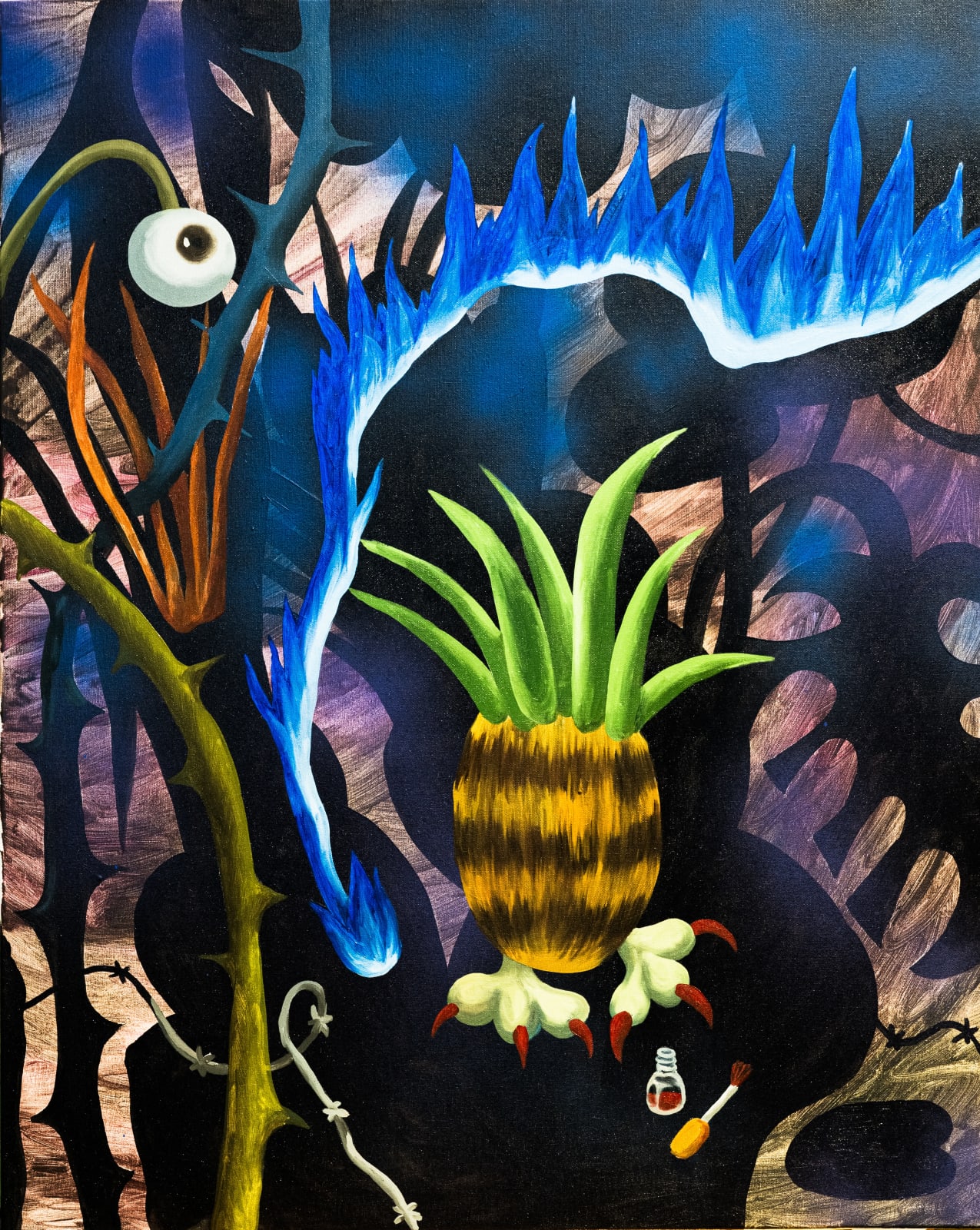 Anna Andrzhievskaia, Blue Fire, 2024