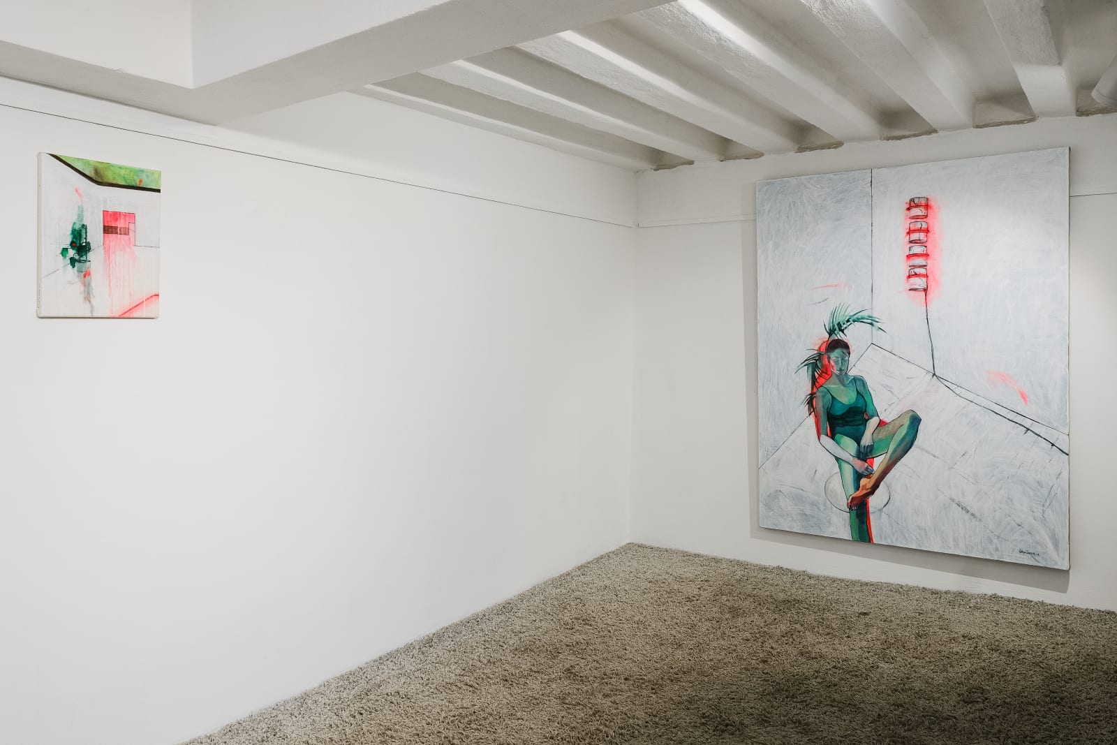 Katya Tsareva, In my white corner, 2019