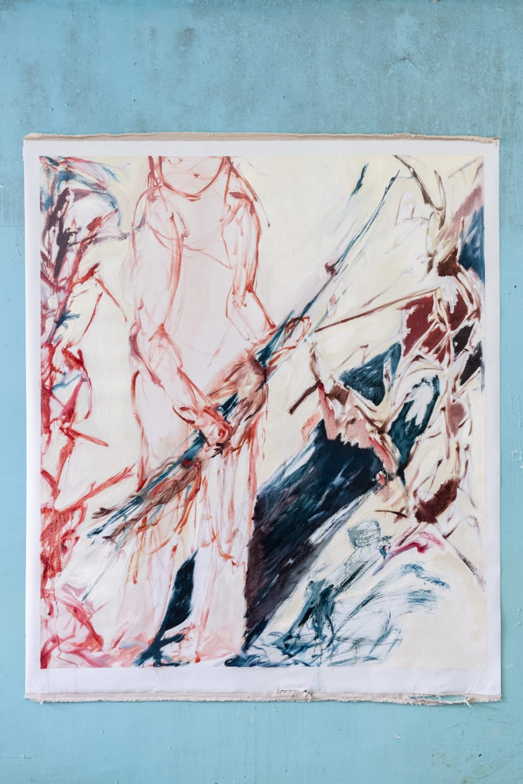 Arina Frank, The death of a rooster, 2023