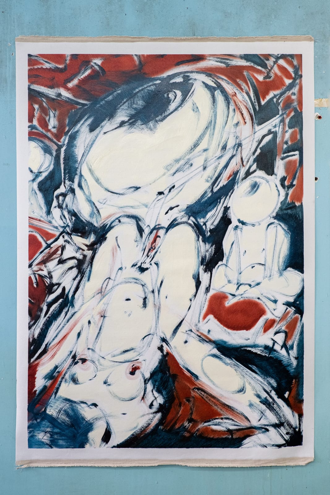 Arina Frank, Cradle (Diptych, left part), 2023