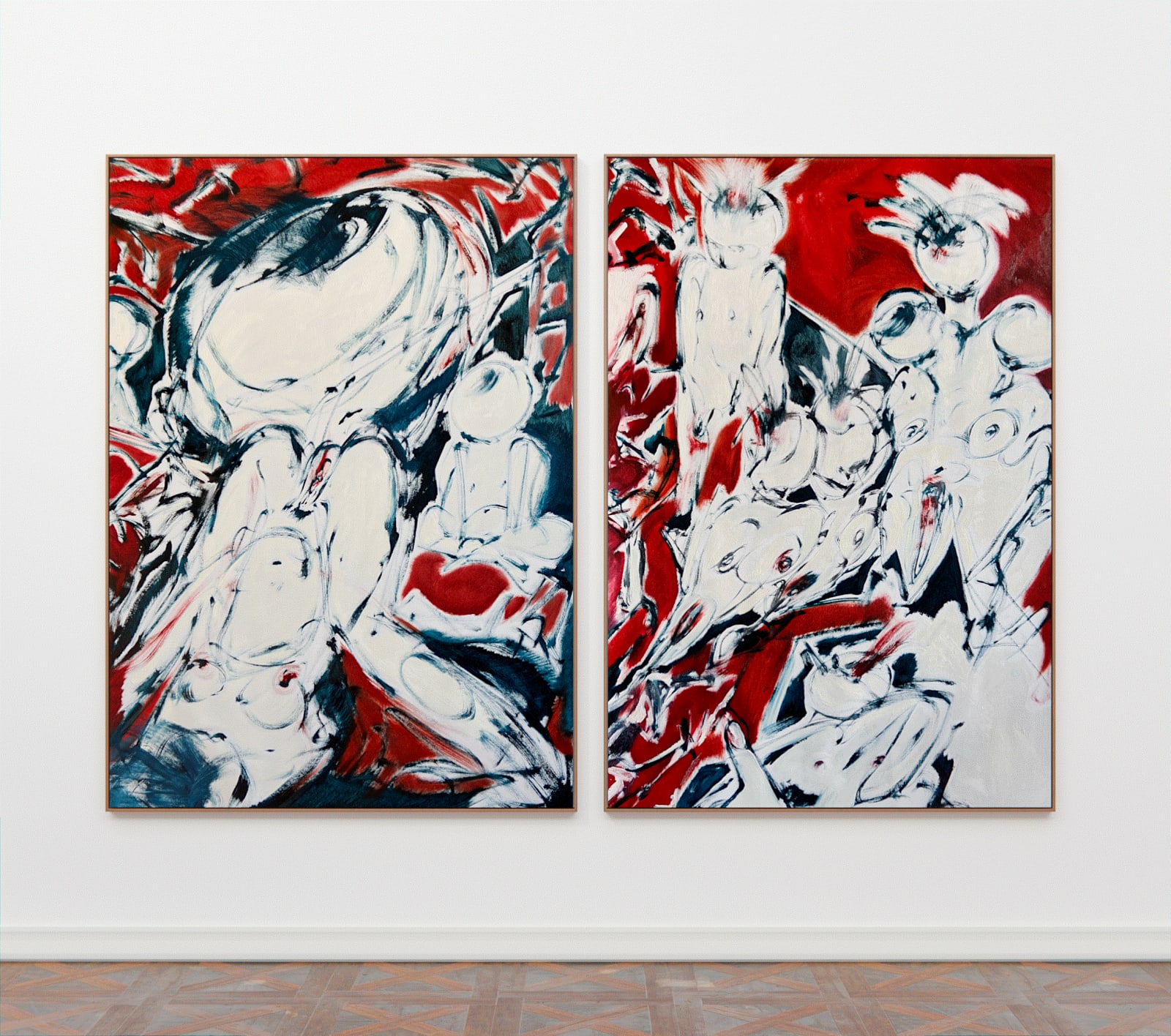 Arina Frank, Cradle (Diptych, left part), 2023