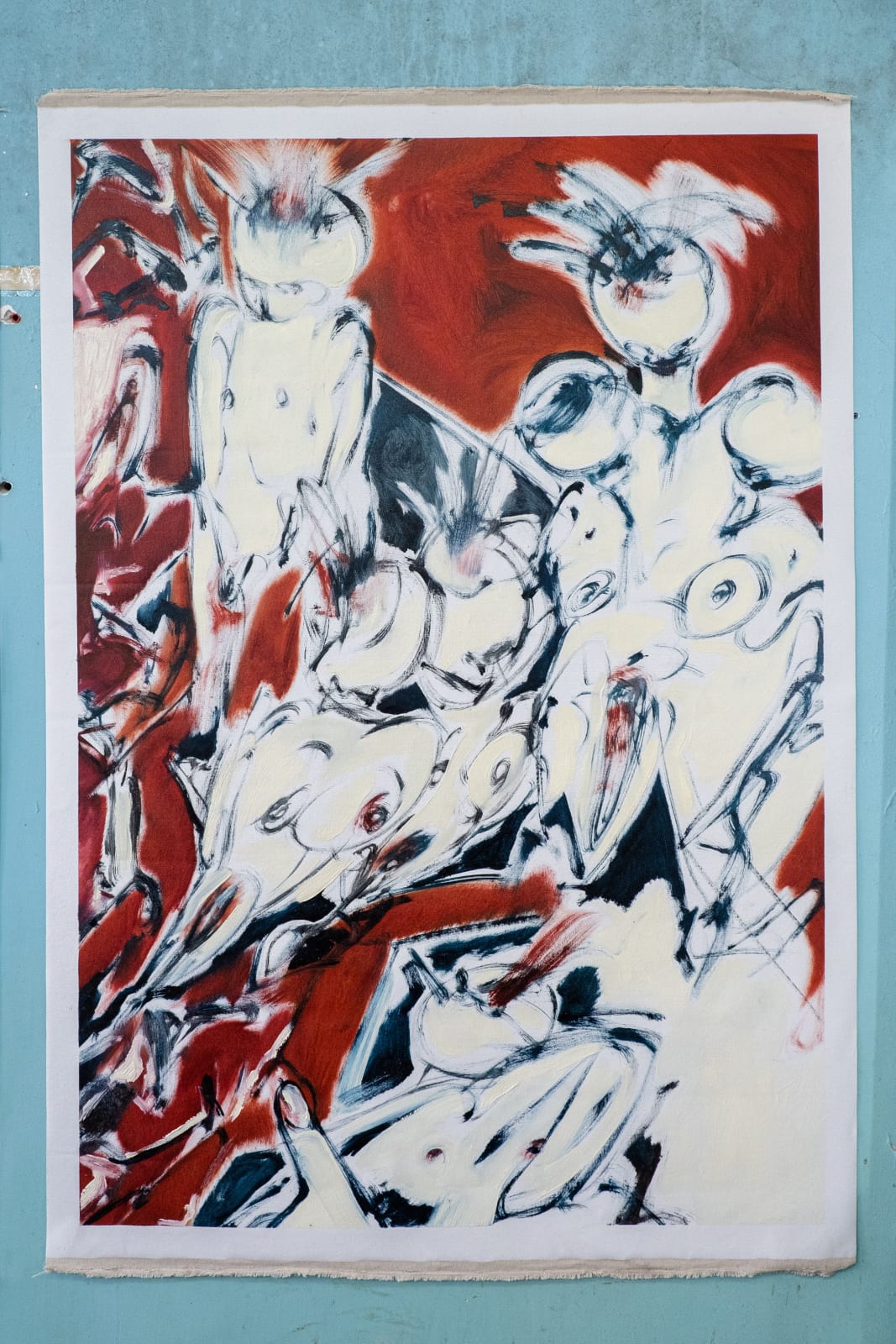 Arina Frank, Peepers (Diptych, right part) , 2023