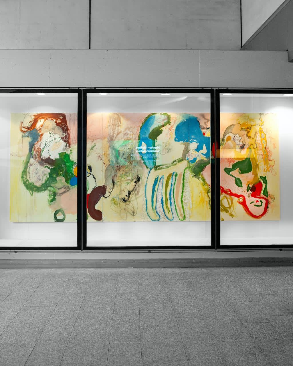 Falkov S.N., Waiting room Tryptich, 2024