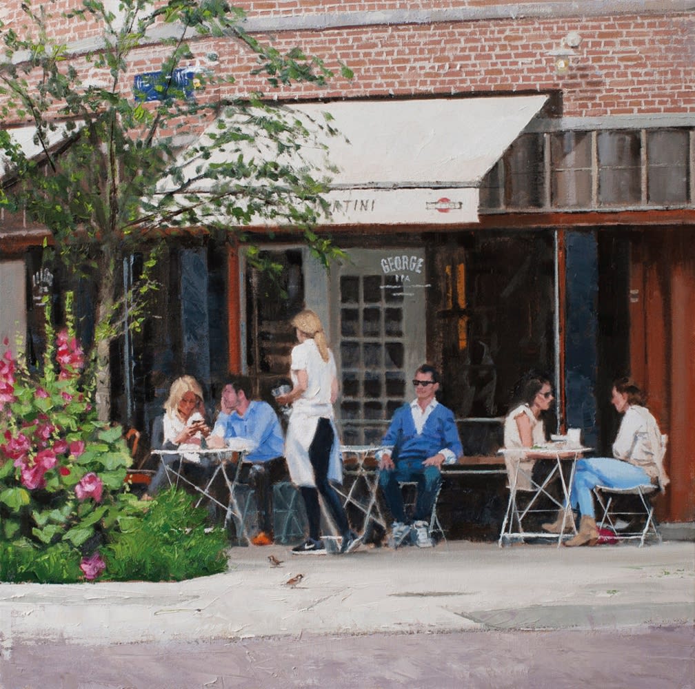 Richard van Mensvoort, Zonnig terras (George, Amsterdam)