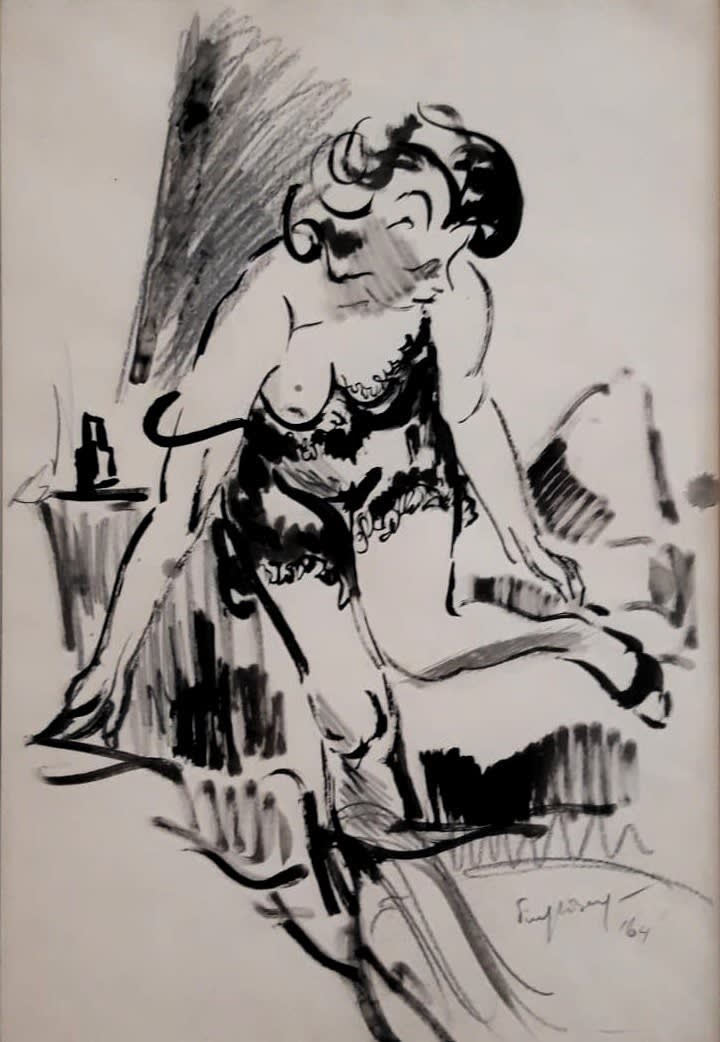 Freek van den Berg, Voor poseren, 1964
