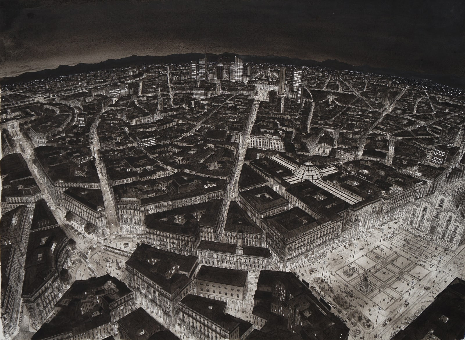 Stefan Bleekrode, Milan at Night