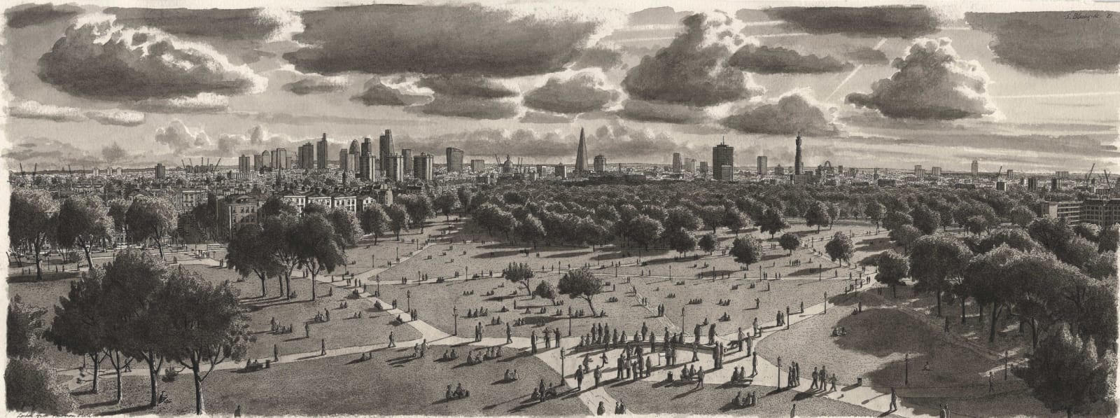 Stefan Bleekrode, London from Primrose Hill