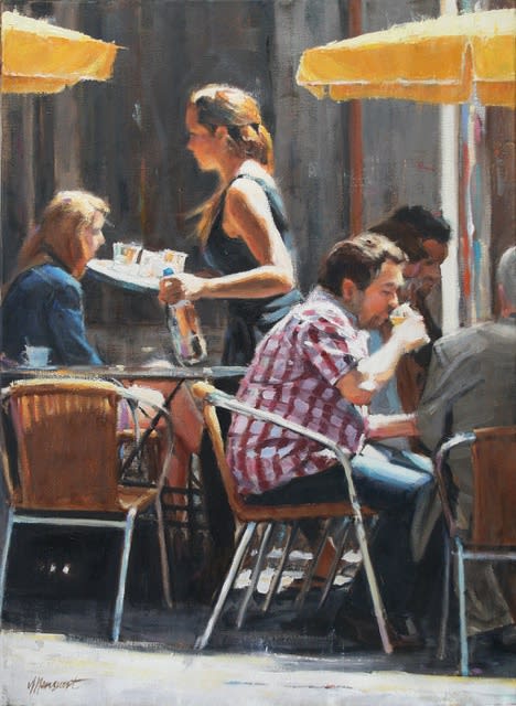 Richard van Mensvoort, Terrace in summertime