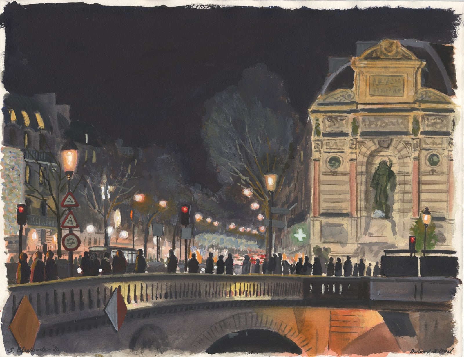 Stefan Bleekrode, Boulevard St. Michel, Paris