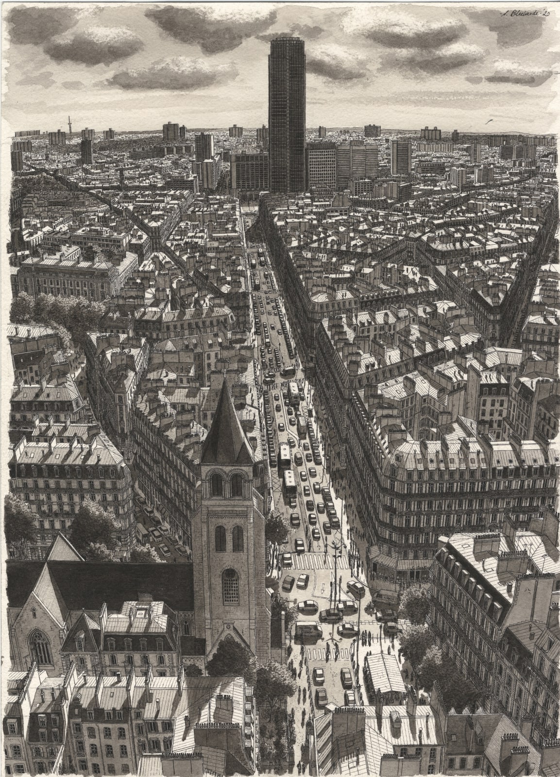 Stefan Bleekrode, Rue de Rennes, Paris, 2020