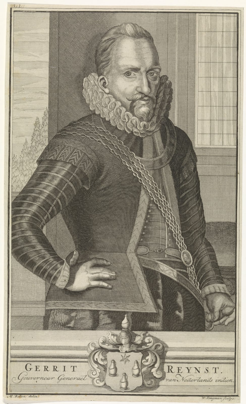 Frans Badens (1571 – 1618) , Gerard Reynst (c.1568 – 1615), 2nd Governor-General of the Dutch East Indies , 1613