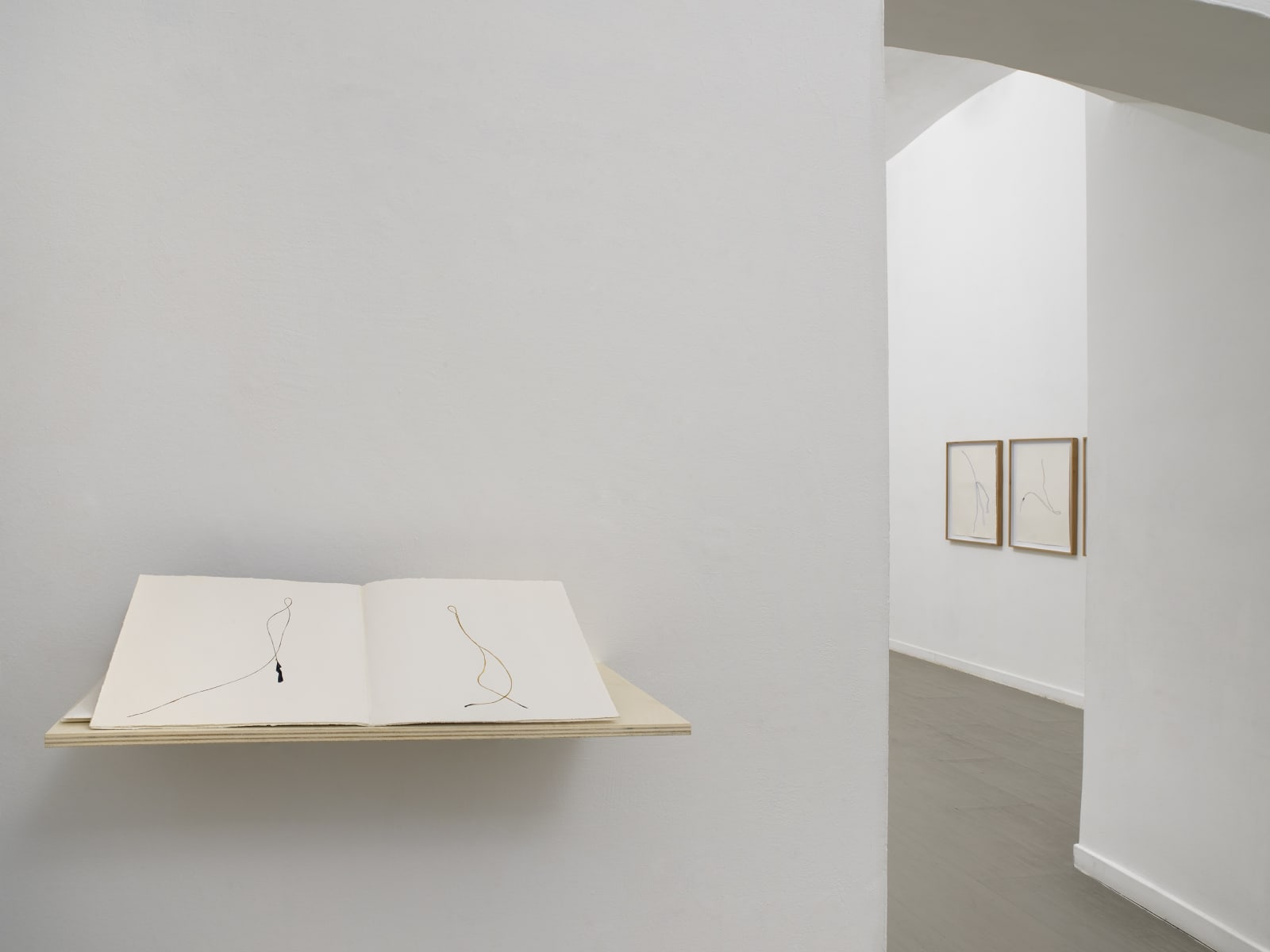 Beatrice Pediconi Nude curated by Cecilia Canziani installation view of the second and third room ph. Dario Lasagni